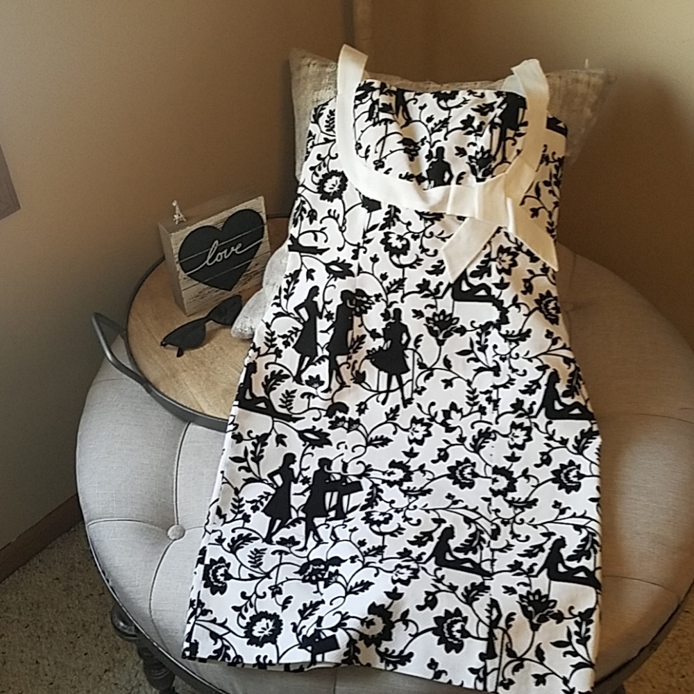 NWT Seersucker toile dress